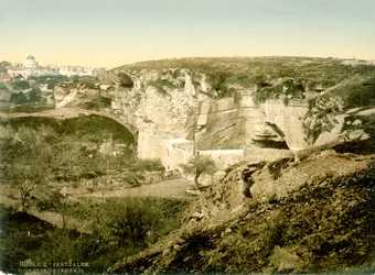 Jeremias Grotte, Jerusalem, ca. 1880-1900